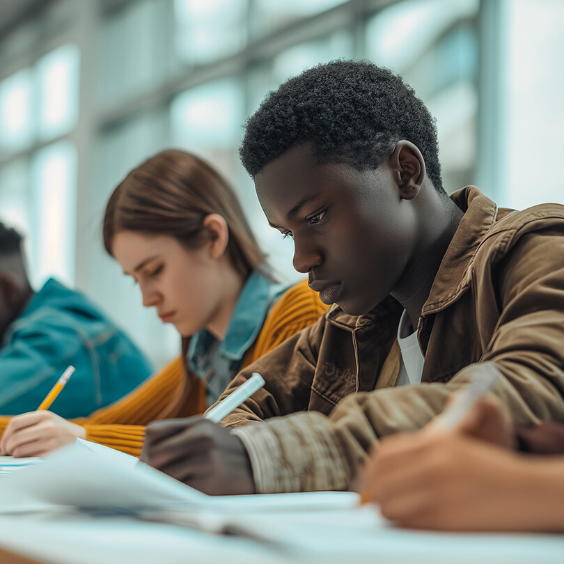 students in classroom